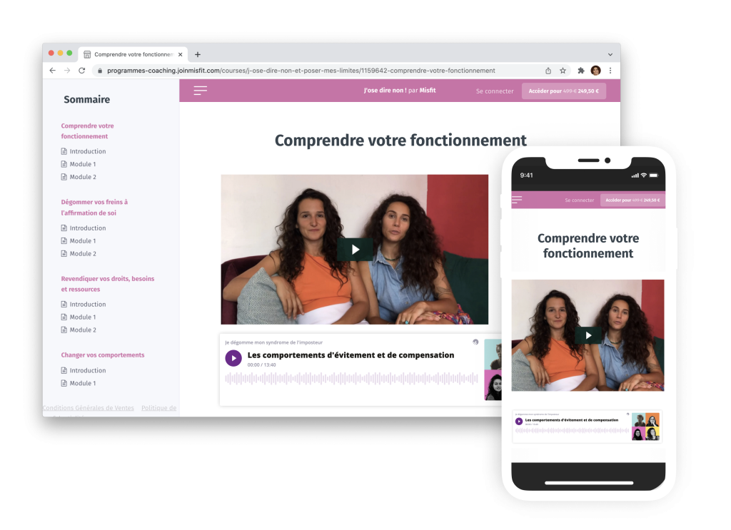 Oserdirenon_2_Podia - Misfit - Bilans de compétences non conventionnels pour femmes